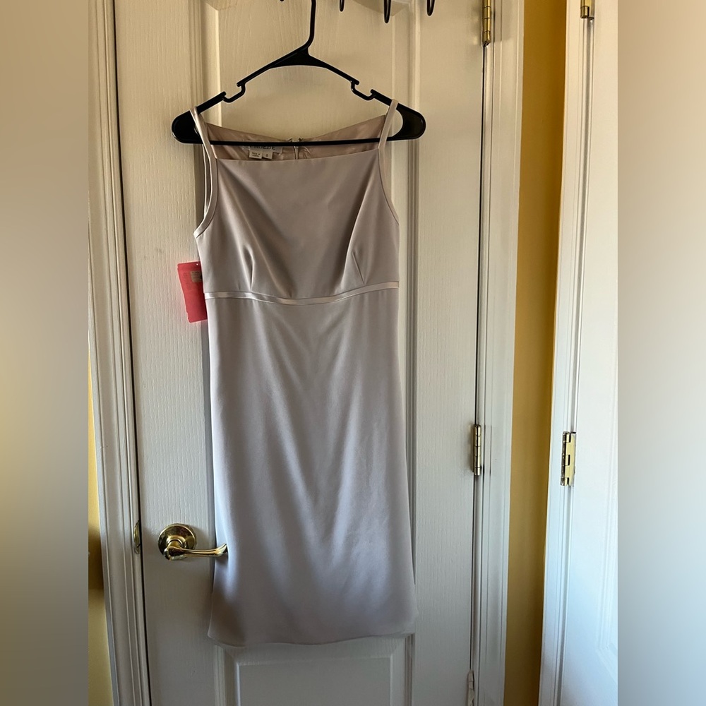 Phoebe Light Silver/ Gray Dress. size 6. New with tags .